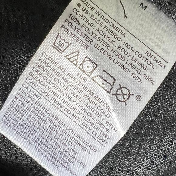 Old Navy Field Utility Jacket Medium Mens Gray Full Zip Mesh Barn Hooded Outdoor - Picture 8 of 10